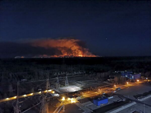 Feu de forêt à Tchernobyl: les flammes approchent de la centrale nucléaire

 - Sputnik Afrique