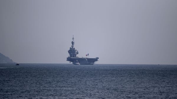 Le porte-avions Charles-de-Gaulle accoste à Toulon  - Sputnik Afrique
