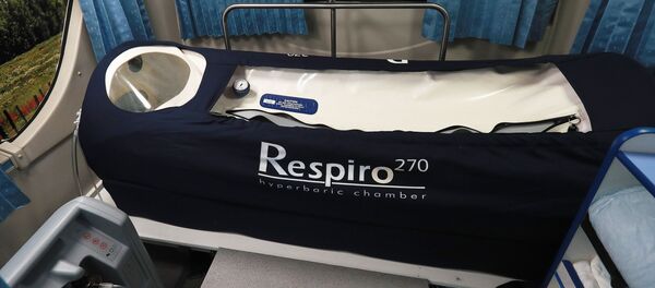 Une chambre d’oxygénothérapie au centre d’entraînement des sélections olympiques russes Ozero Krougloïe - Sputnik Afrique