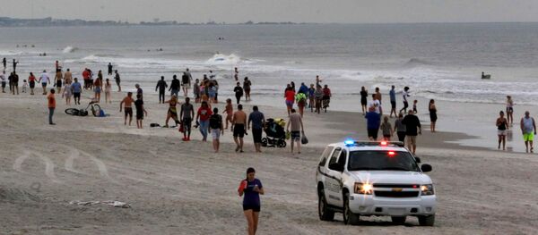 Une plage de Jacksonville, le 18 avril 2020 - Sputnik Afrique