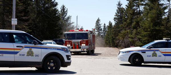 Royal Canadian Mounted Police at Portapique Beach Road - Sputnik Afrique