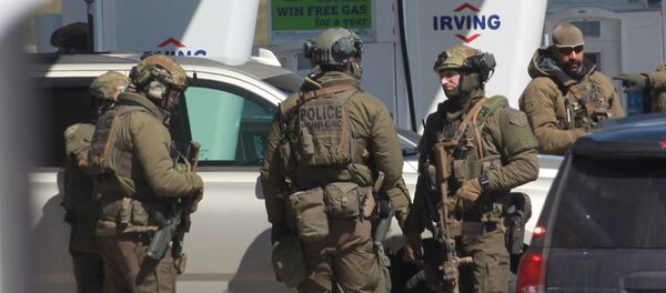 la police dans la province de Nouvelle-Ecosse, sur la côte Est du Canada - Sputnik Afrique