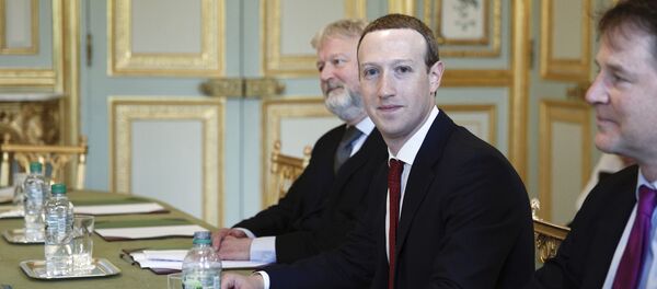 Mark Zuckerberg, le président-fondateur de Facebook, reçu à l'Élysée - Sputnik Afrique
