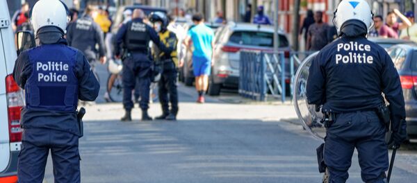 Des policiers belges - Sputnik Afrique