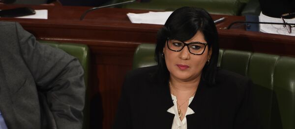 Abir Moussi, leader du parti Parti destourien libre (PLD) tunisien - Sputnik Afrique
