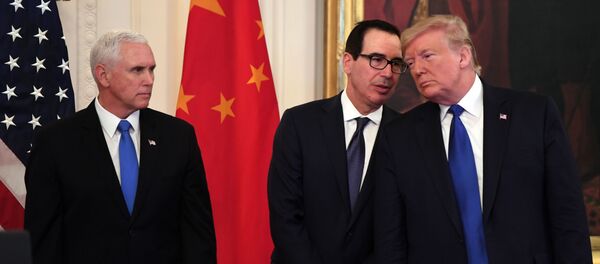 Donal Trump à la Maison-Blanche en janvier 2020. - Sputnik Afrique