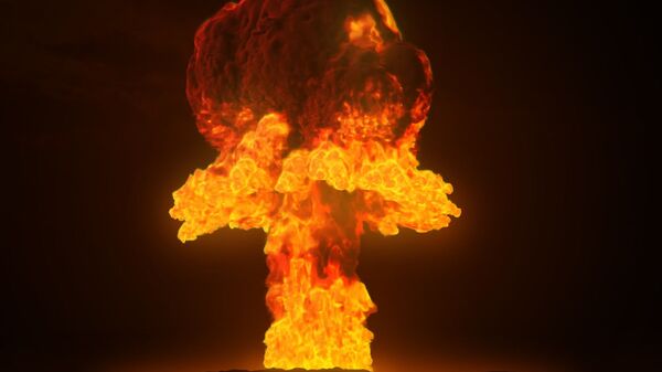 Une explosion nucléaire, image d'illustration - Sputnik Afrique