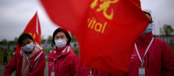 Des médecins d'un hôpital chinois pendant la pandémie de Covid-19 - Sputnik Afrique