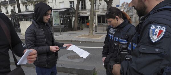 un contrôle de police, image d'Illustration - Sputnik Afrique