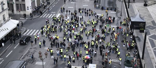 Un rassemblement des Gilets jaunes, le 28 décembre 2019 - Sputnik Afrique