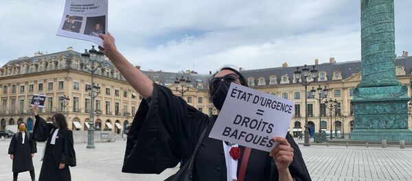 Action d'avocats place Vendôme, 12 mai 2020 - Sputnik Afrique
