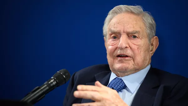 George Soros au forum de Davos en janvier 2020 (illustration). - Sputnik Afrique