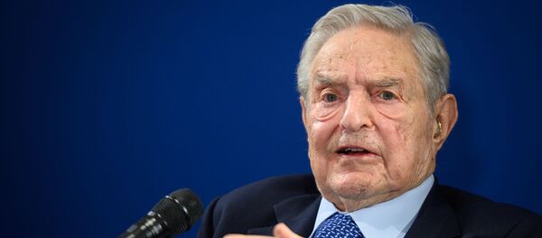 George Soros au forum de Davos en janvier 2020 (illustration). - Sputnik Afrique