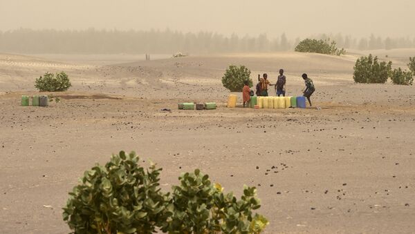 Des enfants tirent de l'eau (nord du Mali) - Sputnik Afrique