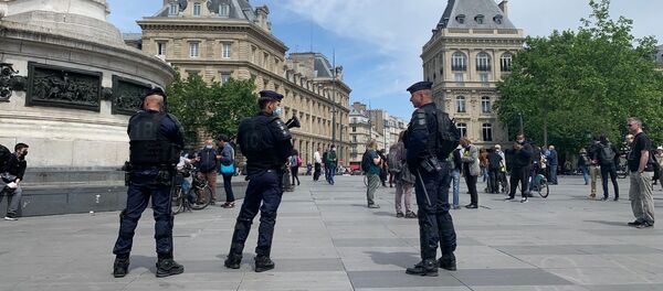 Police à Paris, place de la République  - Sputnik Afrique