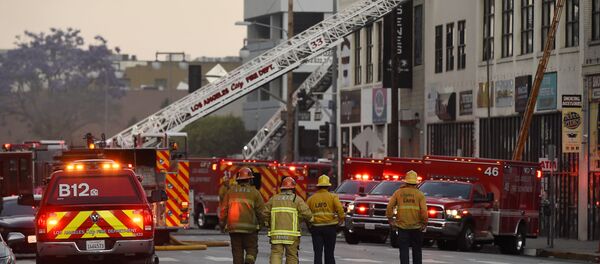 Les pompiers de Los Angeles  - Sputnik Afrique