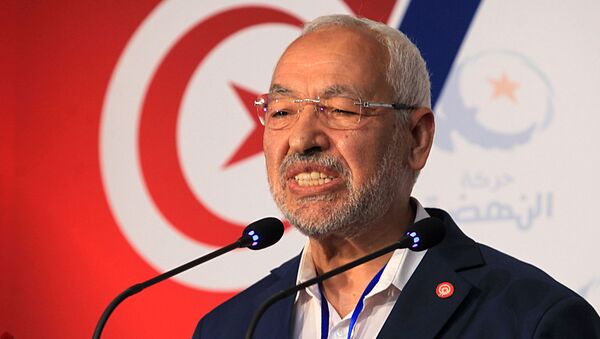 Rached Ghannouchi, leader du parti islamiste tunisien Ennahdha. - Sputnik Afrique