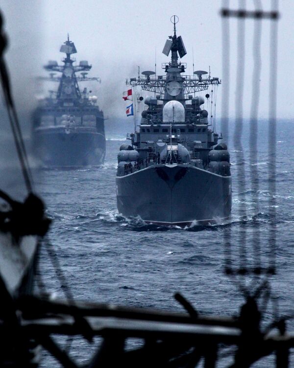 Les navires et sous-marins de la flotte du Pacifique russe

 - Sputnik Afrique