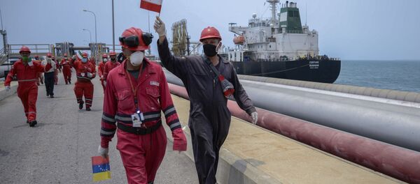 Un pétrolier iranien a accosté au Venezuela

 - Sputnik Afrique