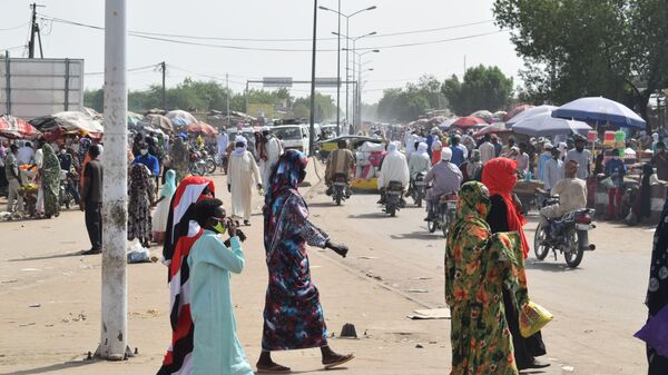 Le marché de Diguel réouvert à N'Djamena au Tchad, situé dans la commune du 8ème arrondissement - Sputnik Afrique