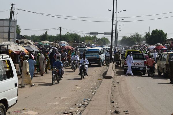 Le marché de Diguel réouvert à N'Djamena au Tchad, situé dans la commune du 8ème arrondissement - Sputnik Afrique