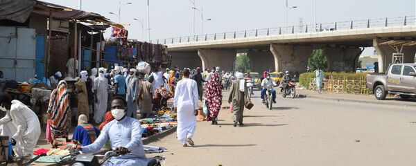 Le marché de Diguel réouvert à N'Djamena au Tchad, situé dans la commune du 8ème arrondissement - Sputnik Afrique
