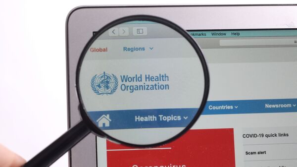 Le site internet de l'Organisation mondiale de la santé (OMS) - Sputnik Afrique
