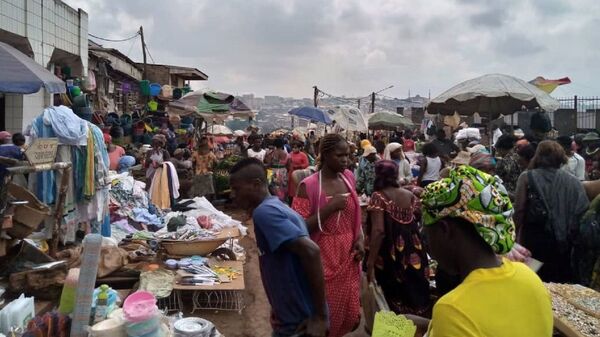 Scène de vie au marché de Yaoundé, Cameroun - Sputnik Afrique
