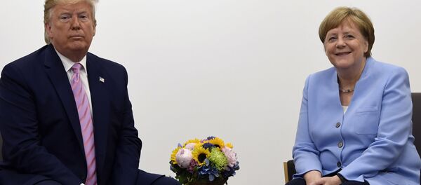 Angela Merkel et Donald Trump - Sputnik Afrique