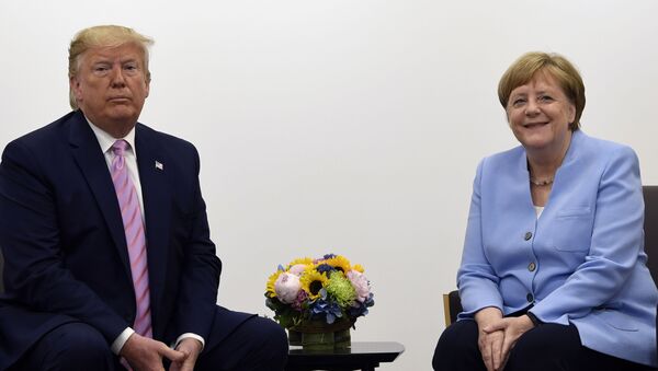 Angela Merkel et Donald Trump - Sputnik Afrique
