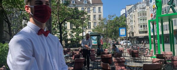 Une terrasse parisienne, archives Une terrasse parisienne, archives - Sputnik Afrique