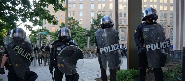 La police déployée à Washington - Sputnik Afrique