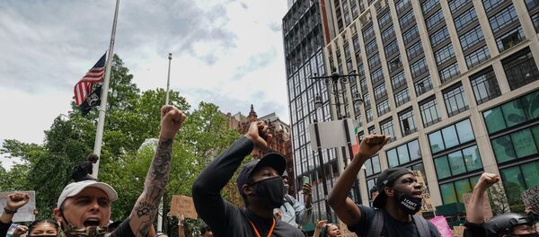 Une manifestation à New York - Sputnik Afrique