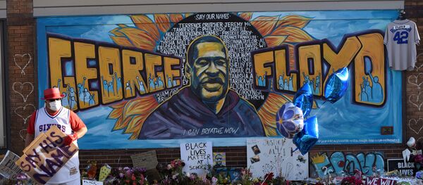 Mémorial pour George Floyd Mémorial pour George Floyd - Sputnik Afrique