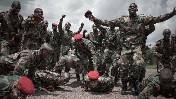 Des recrues des Forces armées centrafricaines (FACA) - Sputnik Afrique