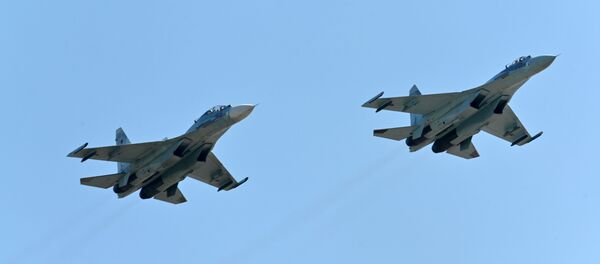 Des chasseurs Su-27 (photo d'archives) - Sputnik Afrique