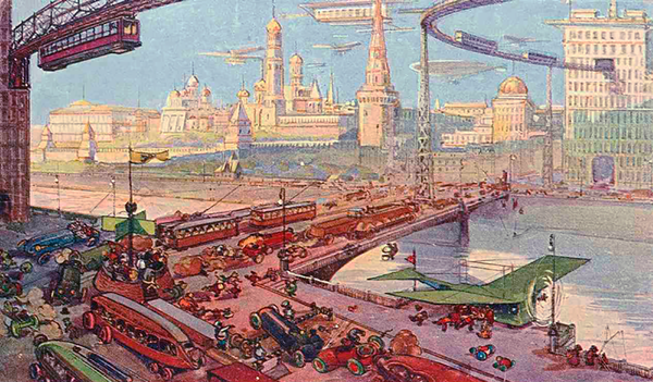«Moscou au XXIIIe siècle»: comment un peintre en 1914 voyait la capitale du futur

 - Sputnik Afrique