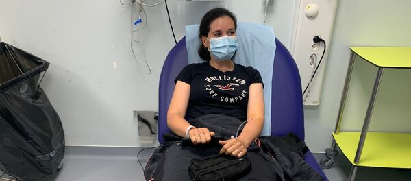 La journaliste Stéphanie Roy blessée par une grenade lors des débordements aux Invalides, 16 juin 2020  - Sputnik Afrique