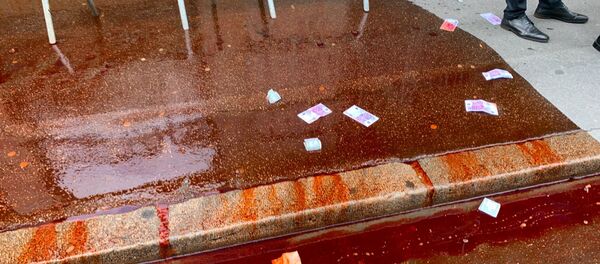 Action d’Extinction Rébellion contre l'argent public profitant à des lobbies privés, 19 juin 2020 Action d’Extinction Rébellion contre l'argent public profitant à des lobbies privés, 19 juin 2020 - Sputnik Afrique