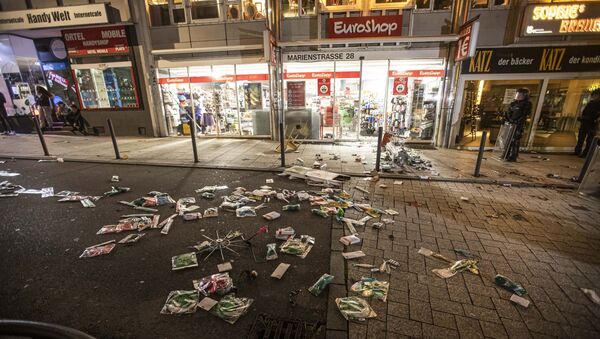 Un supermarché pillé à Stuttgart le 21 juin 2020 - Sputnik Afrique