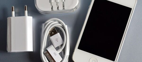 Un iPhone, image d'illustration - Sputnik Afrique