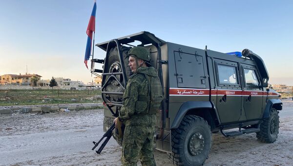 Police militaire russe à Idlib - Sputnik Afrique