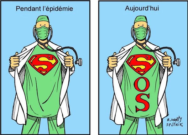 Colère des soignants: «C’est indécent, aucune leçon n’a été tirée» - Sputnik Afrique