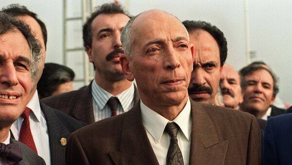 Le Président du Haut conseil d'État algérien Mohamed Boudiaf, le 16 janvier 1992. - Sputnik Afrique