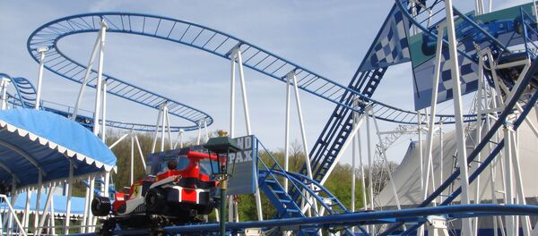 L'attraction Coaster Formule 1 dans le parc Saint-Paul (Oise) - Sputnik Afrique