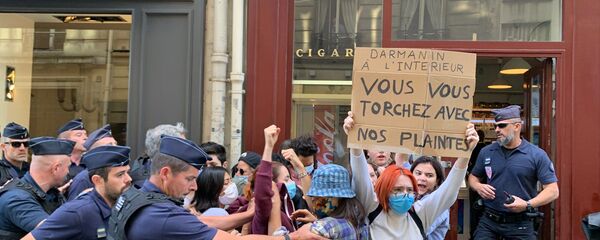 Manifestation militantes féministes contre le gouvernement Castex - Sputnik Afrique