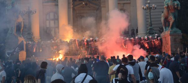 Manifestation à Belgrade Manifestation à Belgrade - Sputnik Afrique