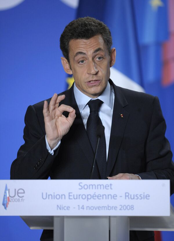 Président français Nicolas Sarkozy - Sputnik Afrique