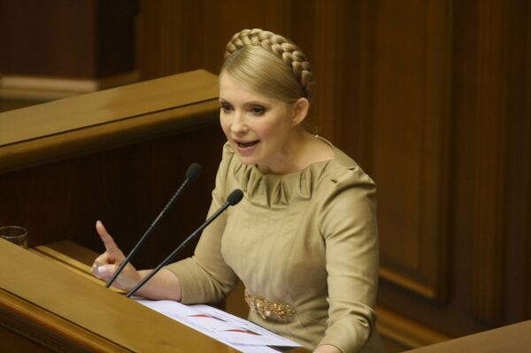 La première ministre ukrainienne Ioulia Timochenko - Sputnik Afrique