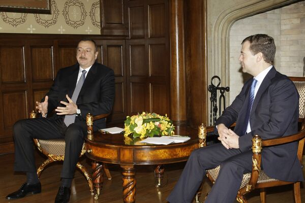 Medvedev et Aliev - Sputnik Afrique